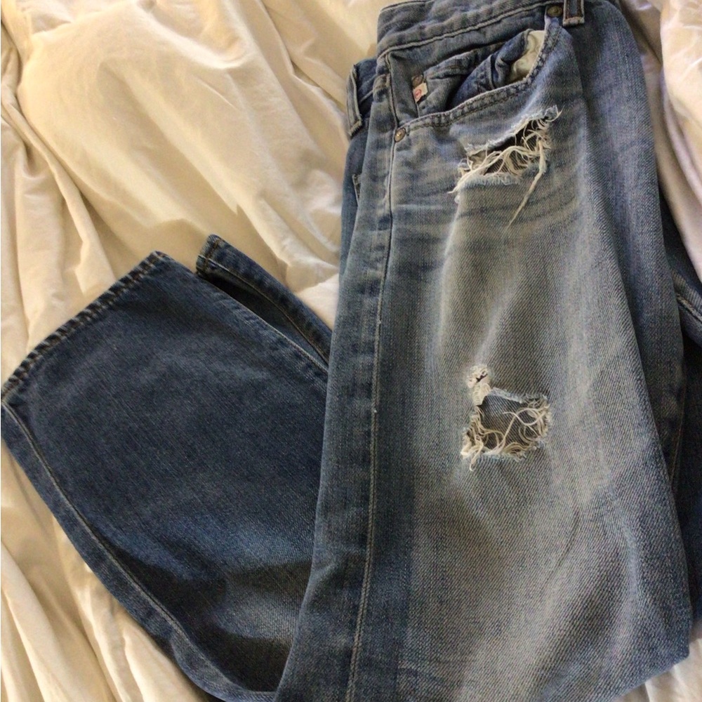 Adriano Goldschmied Ex-Boyfriend Crop Jeans